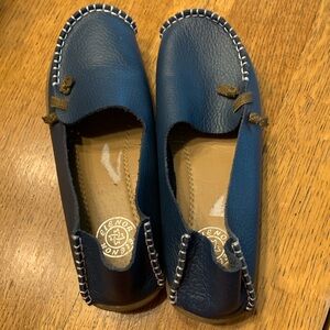 Elenor blue bubble sole loafers